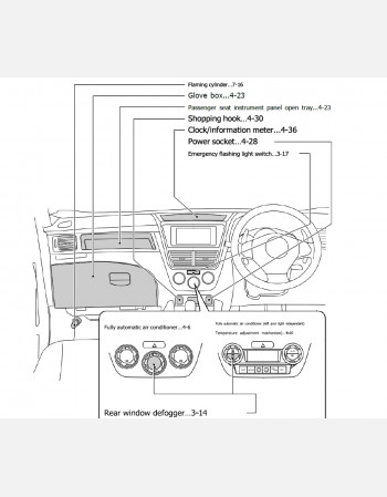 subaru exiga 2010-2011 owners manual in english